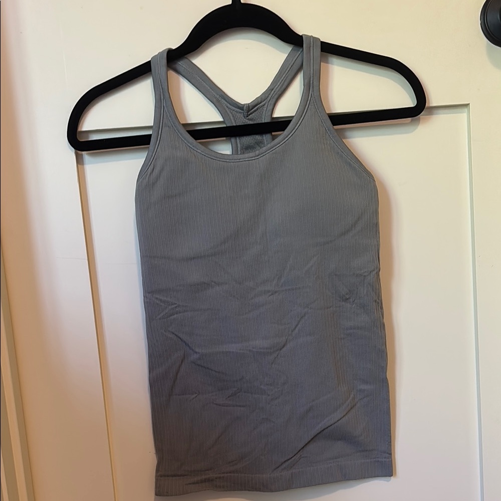 Gray Women's Racerback Tank Top